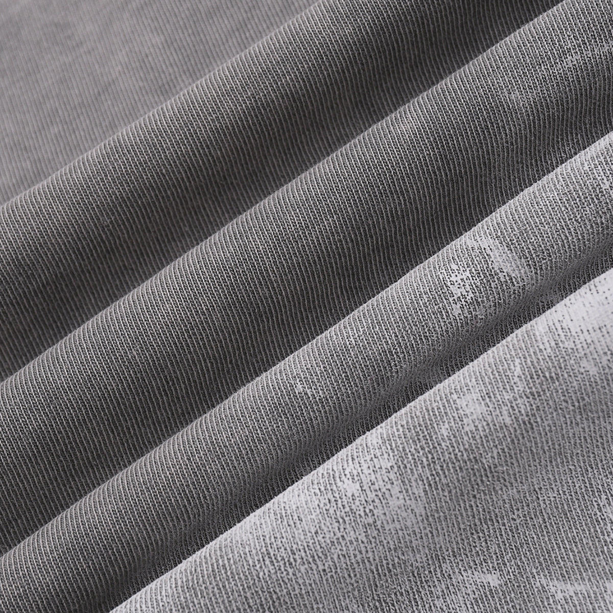 Gray Loose Fit Painted Cotton Sweatshirt