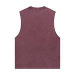 Distressed Raw Edge Sleeveless Tee 8oz-INNBLAC Fashion Apparel