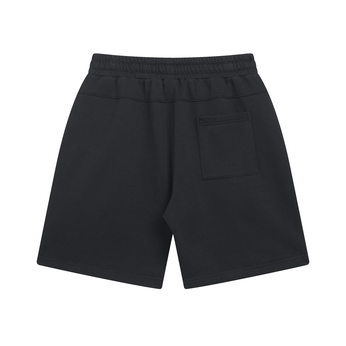 Pantalones cortos de patchwork de color liso