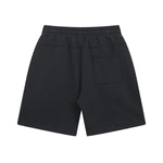 Pantalones cortos de patchwork de color liso