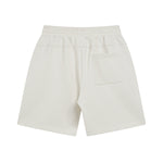 Pantalones cortos de patchwork de color liso