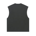 Solid Color Loose Fit Tank Top 8oz-INNBLAC Fashion Apparel