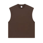 Solid Color Loose Fit Tank Top 8oz-INNBLAC Fashion Apparel