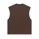 Solid Color Loose Fit Tank Top 8oz-INNBLAC Fashion Apparel