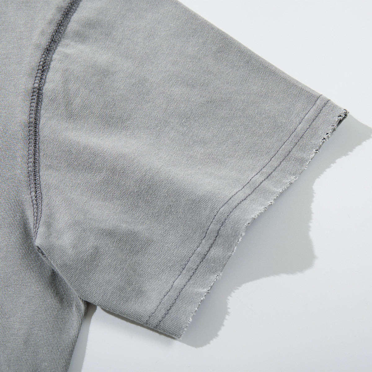 Vintage Washed Distressed Crewneck Short Sleeve Casual Tee