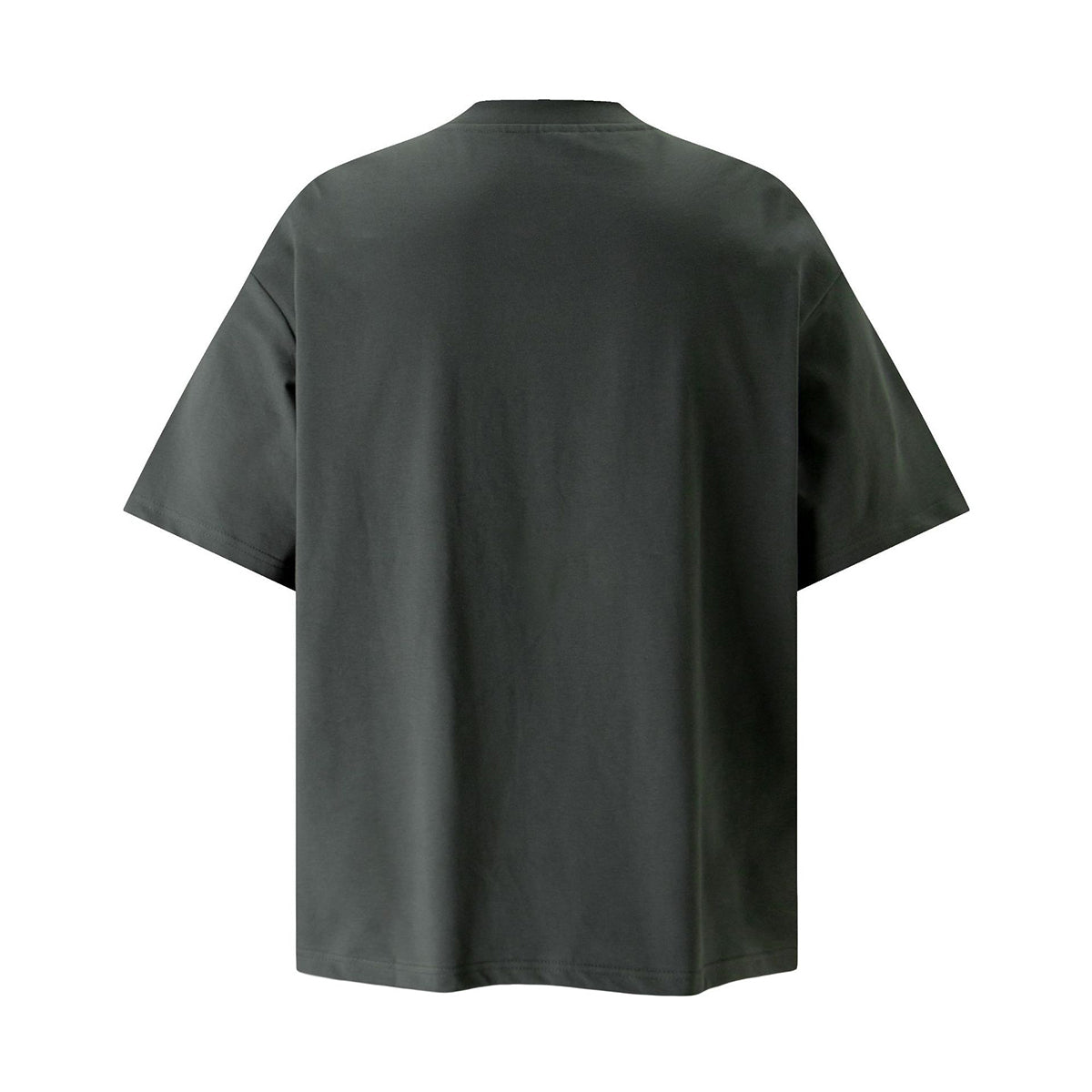 Layered Deconstructed Cropped Boxy Crew Tee