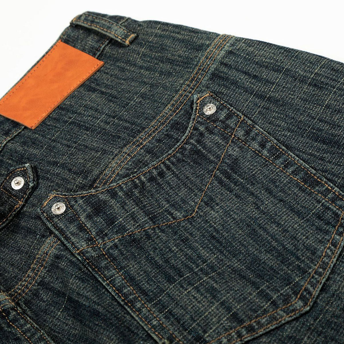 High Waist Wide Leg Dark Wash Denim Jeans