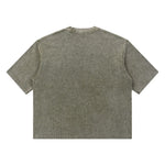 Snowflake Garment Dyed Waffle Knit Tee 340G