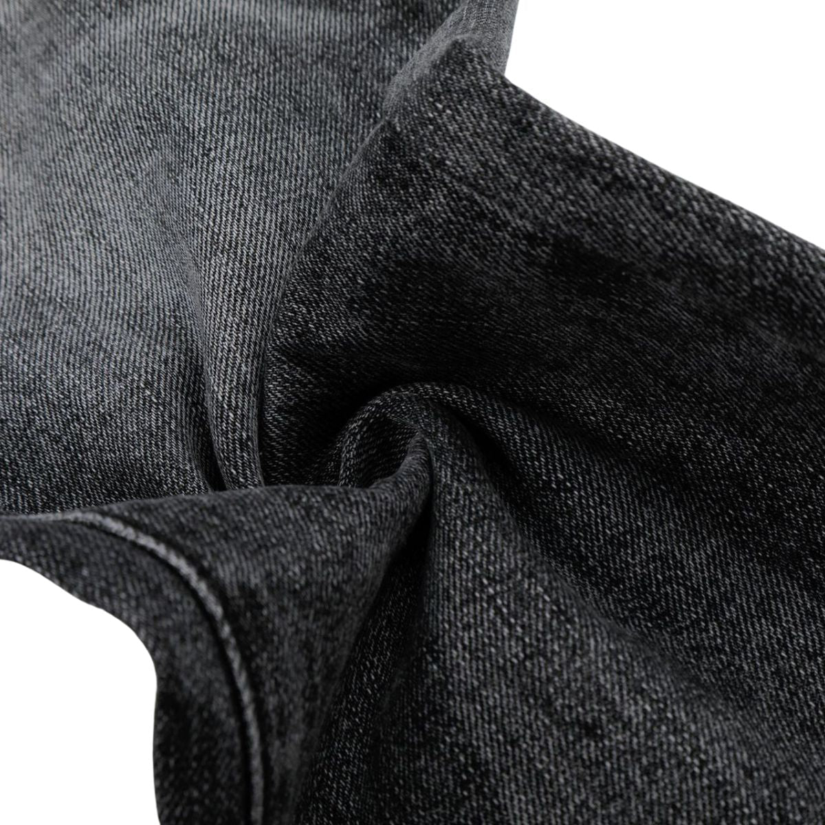 Vintage Washed Black Flared Denim Jeans