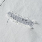 High Street Washed Distressed Wide Leg Flared Jeans