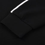 Mock Layered Contrast Strap Sweatshirt