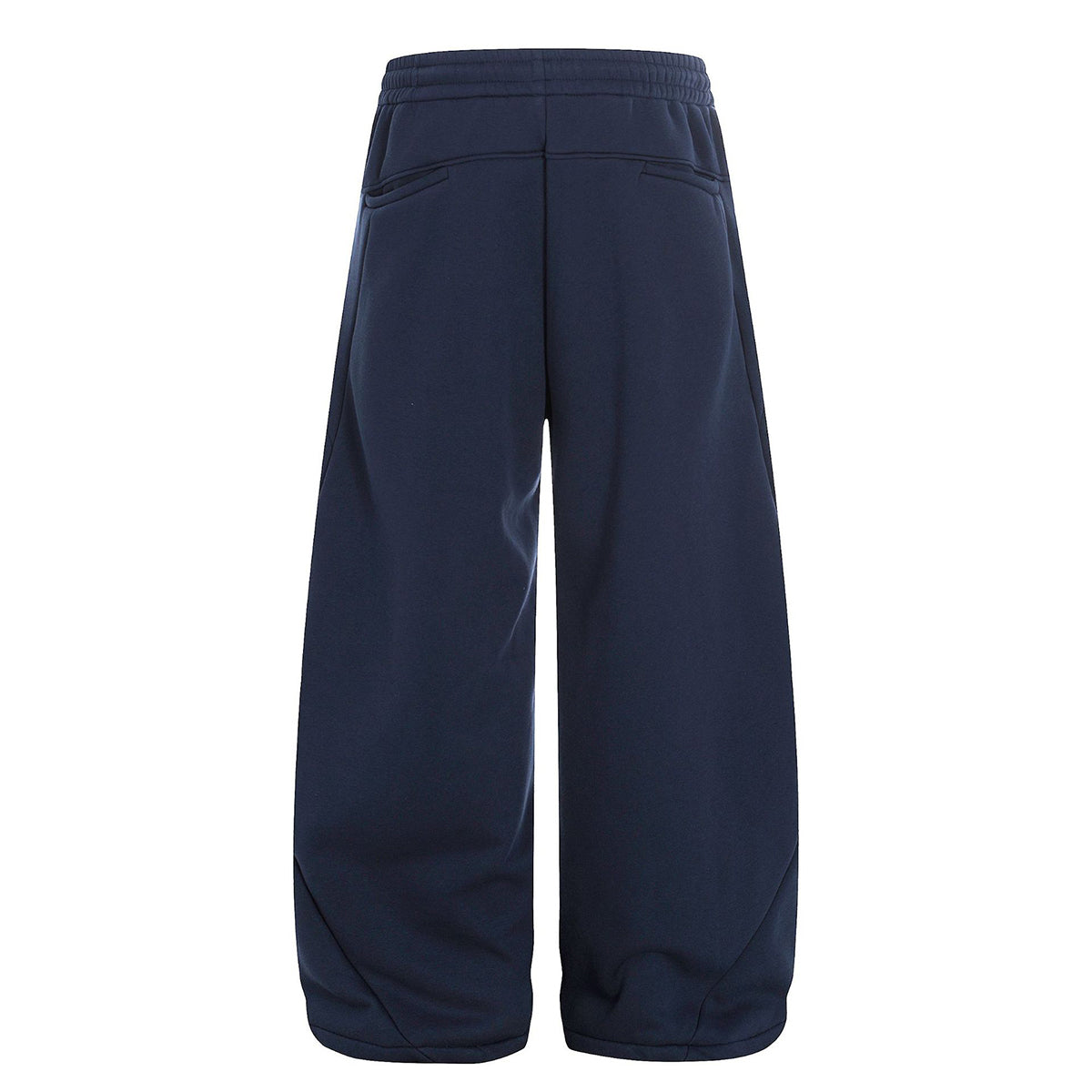 High Street Minimal Wide-Leg Drawstring Sweatpants