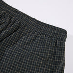 Vintage Plaid Wide Leg Relaxed Drawstring Pants