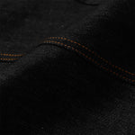 High Street Vintage Washed Raw Denim Wide Leg Curved Jeans