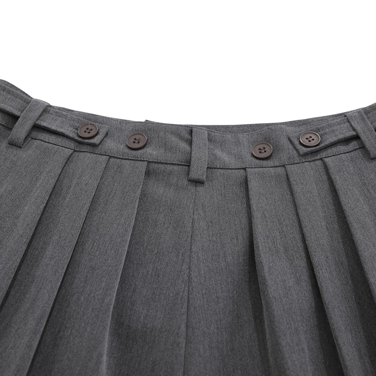 Vintage Pleated Wide Leg Cropped Trousers