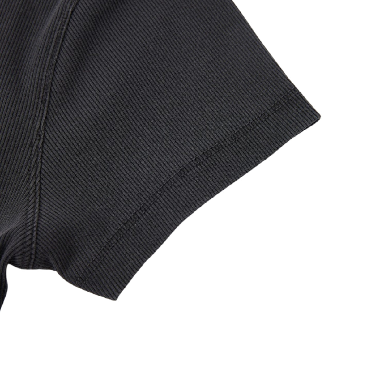 Women’s Retro Wash Fitted Stand Collar Tee