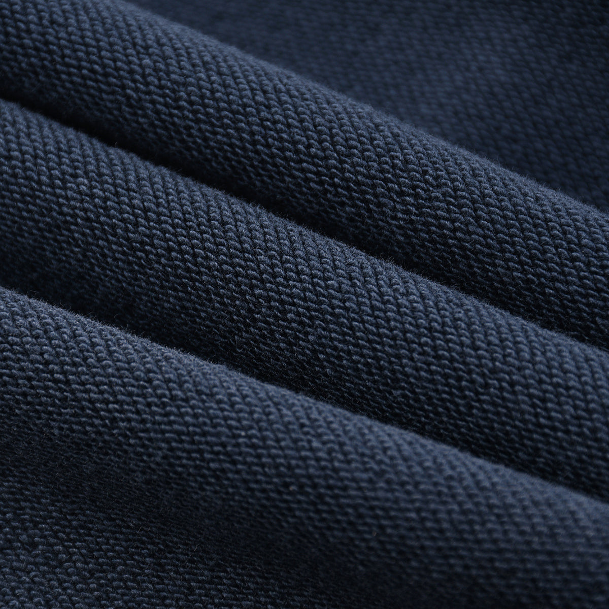 Contrast-Strap Sleeves Cotton Sweatshirt