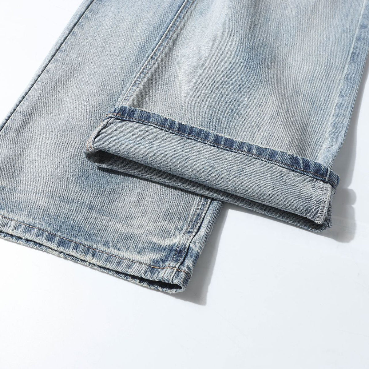 Vintage Light Wash High Waisted Wide Leg Relaxed Jeans