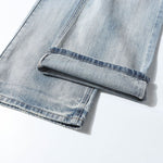 Vintage Light Wash High Waisted Wide Leg Relaxed Jeans