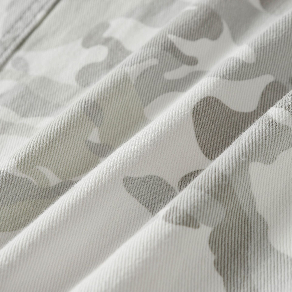 Snow Camo Combat Multi Pocket Wide Leg Cargo Pants