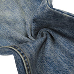 Men's Mid-Rise Straight-Leg Washed Denim Pants �Vintage Casual