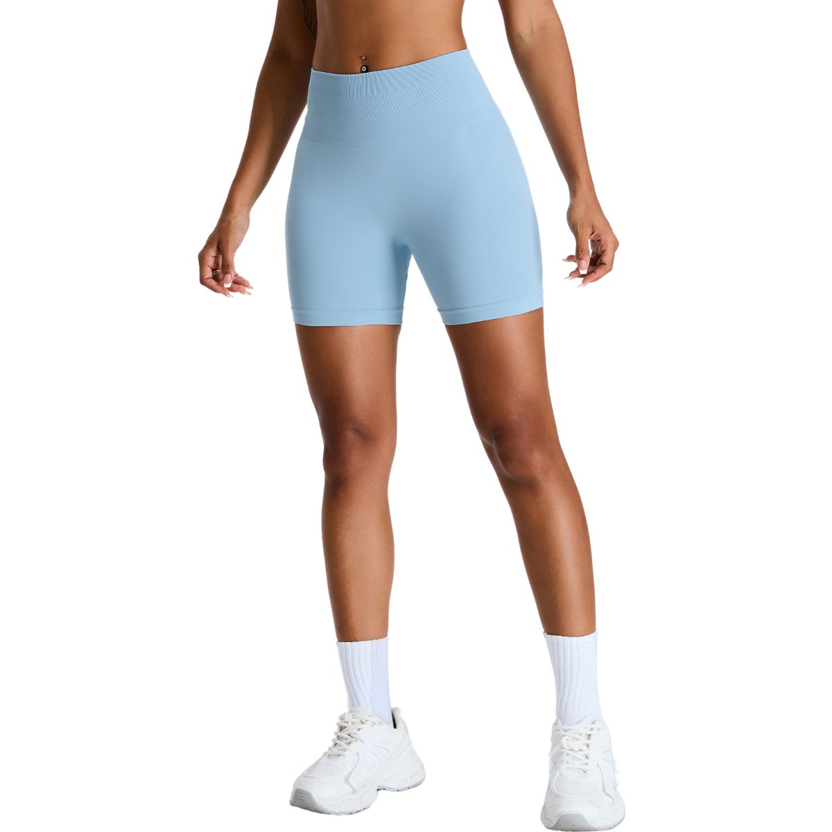 High-Rise Seamless Running Shorts