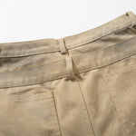 Distressed Detailing Vintage Wide Leg Painter Pants