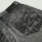 Hand-Rubbed Whisker Premium High Street Loose Straight Jeans