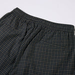 Vintage Plaid Wide Leg Relaxed Drawstring Pants