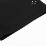 Studded 67 Print Black Wide Leg Sweatpants