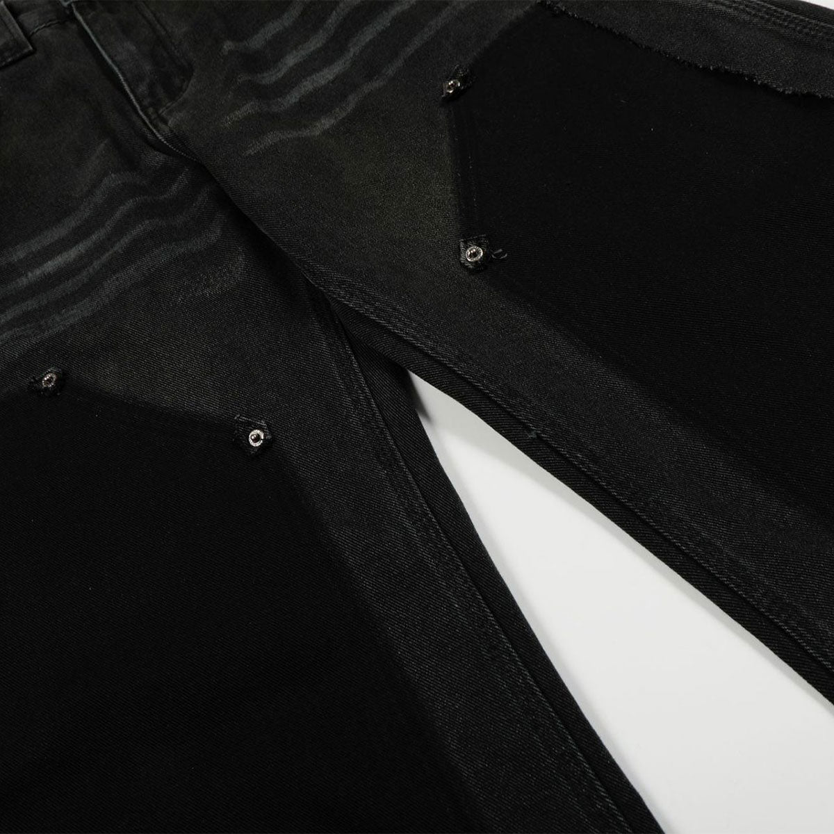 Vintage High Street Distressed Blade Cut Jeans