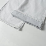 High Street Washed Distressed Wide Leg Flared Jeans