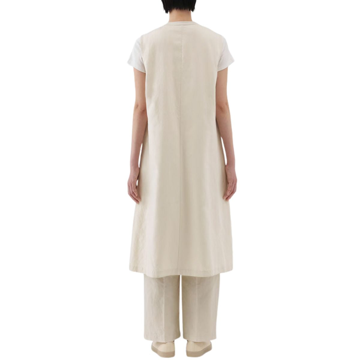 Women' s Twill Denim Long Vest