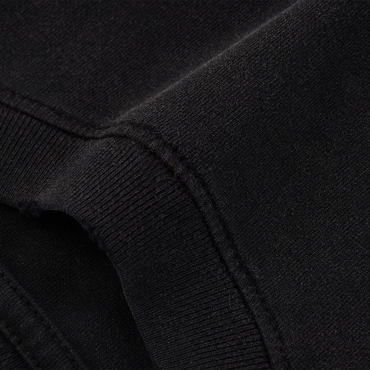 Black Washed Cotton Ripped Boxy Tee