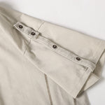 Button Shoulder Detail Vintage Washed Short Sleeve Tee