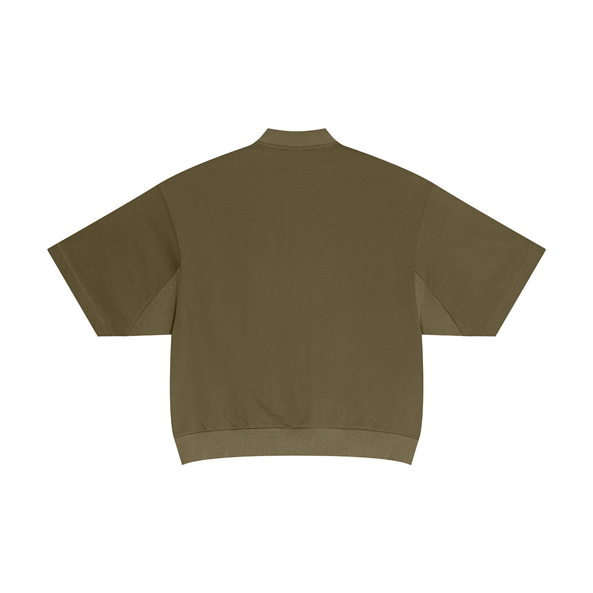 Oversized Mock Neck Short Sleeve T-shirt