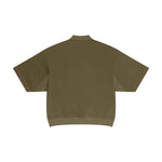 Oversized Mock Neck Short Sleeve T-shirt