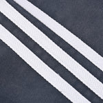 Contrast-Strap Sleeves Cotton Sweatshirt