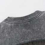 Patchwork Vintage Washed Short Sleeve Cotton Tee