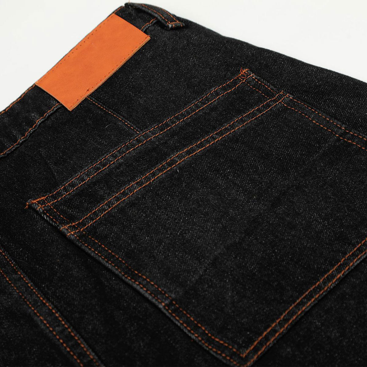 Structured Wide Leg Heavy Stitch Denim