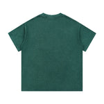 340G Vintage Wash Waffle Knit Relaxed Fit T-Shirt