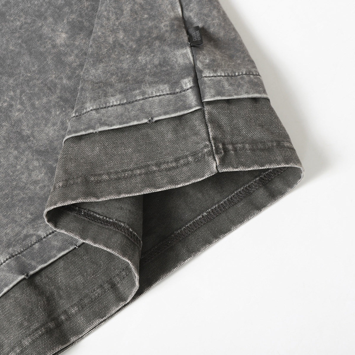 Vintage Washed Patchwork Short Sleeve Chest Pocket Tee