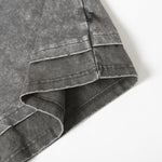 Vintage Washed Patchwork Short Sleeve Chest Pocket Tee