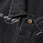 Raw Edge Star Denim Trucker Jacket
