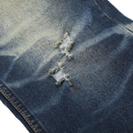 Vintage Distressed Slim Flare Jeans