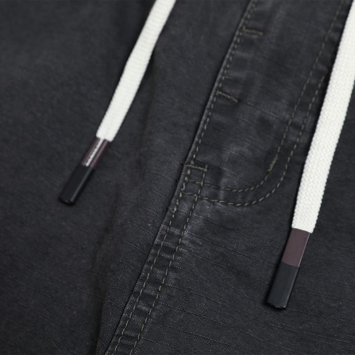 Washed Solid Deconstructed Relaxed Stretch Cargo Pants