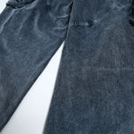 Washed Corduroy Deconstructed Relaxed Cargo Pants