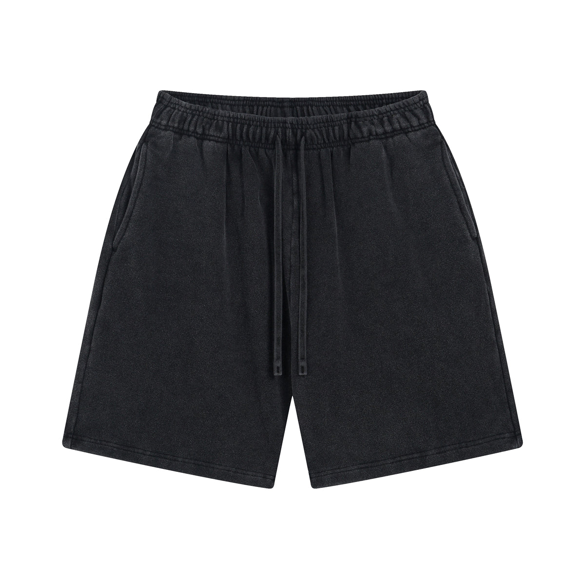 Stone Wash Thick Cotton Shorts