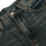 Smoke Rise Relaxed Fit Dirty Wash Ripped Jeans