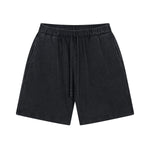Stone Wash Thick Cotton Shorts
